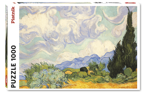 539145 Weizenfeld mit Zypressen V.v. Gogh Hauptbild.png