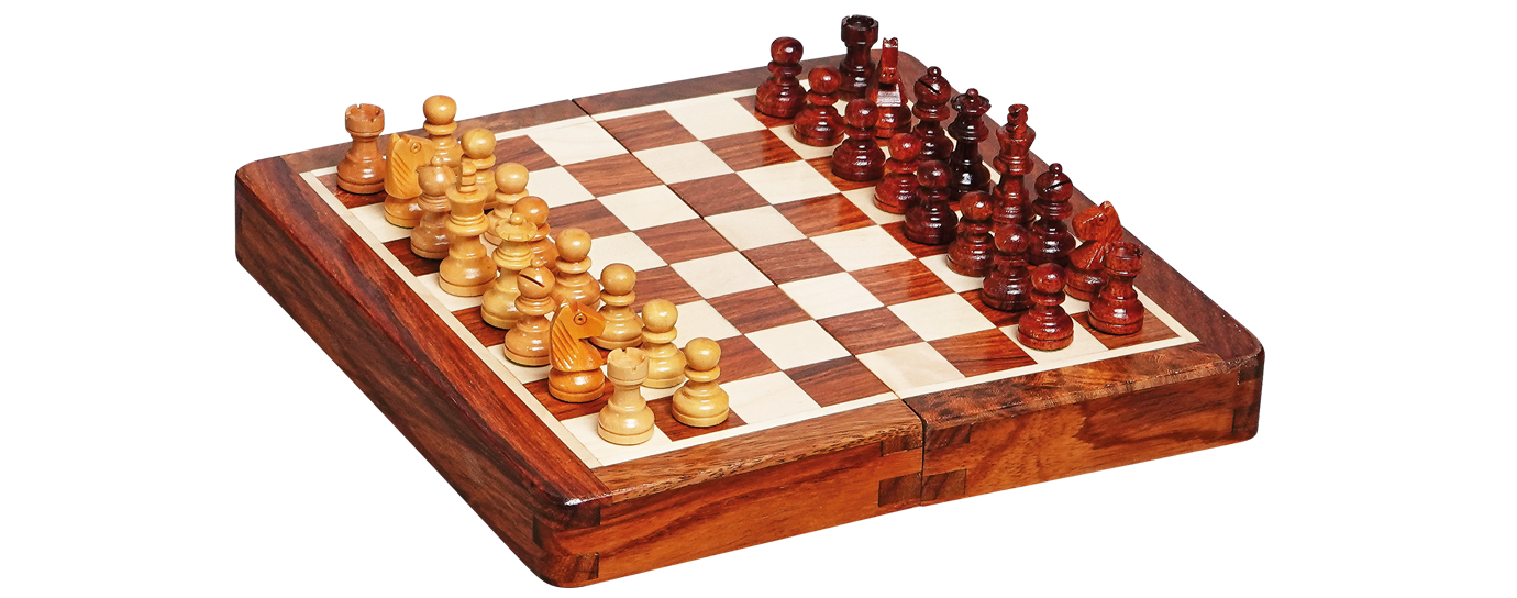420462 Magnetisches Schach Holz, 18cm Hauptbild Inhalt.png